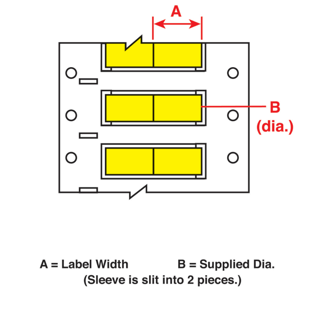 Yellow Wire Marker Sleeve C31141