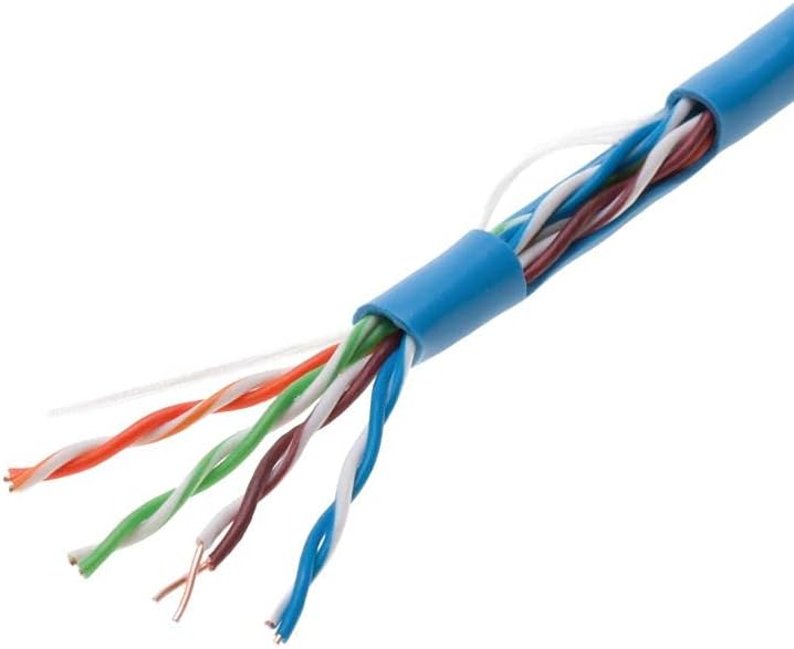 Black Solid 24AWG Cat5e Bulk Network Cable UTP M754
