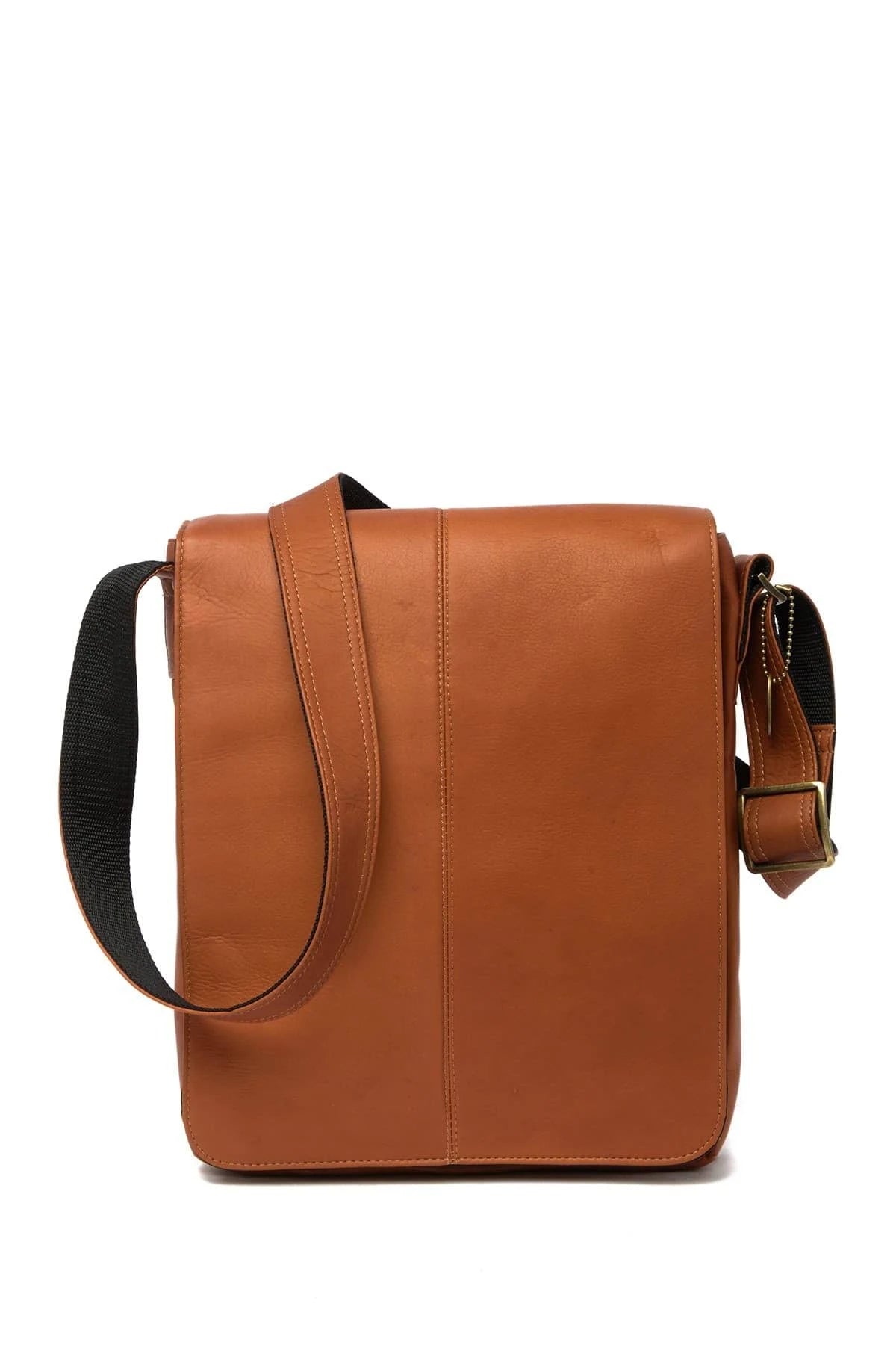 Tan Small Vertical Messenger Bag M895878