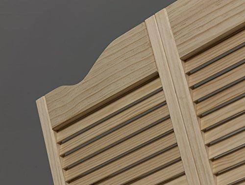 Dixieland Louvered Cafe Interior Swing Wood Door W641