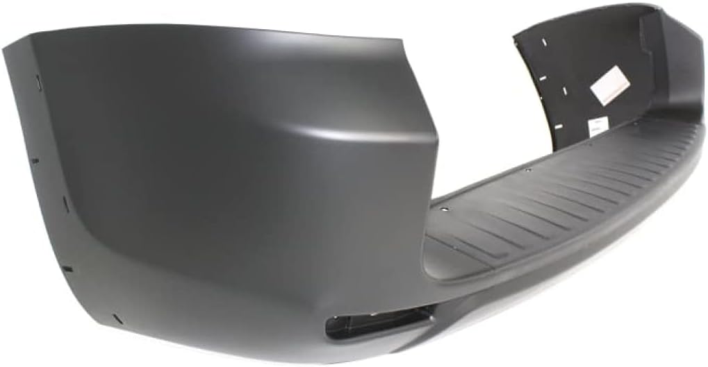 Rear Primed Bumper Cover with Flare Hole and Bumper Extension W414565