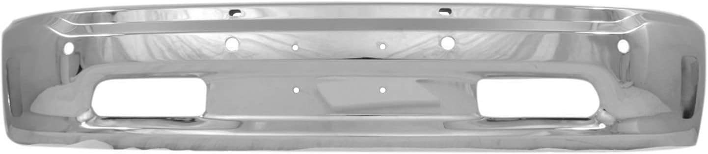 Chrome Steel Front Bumper Face Bar for 2014-2018 RAM 1500 Pickup W47443