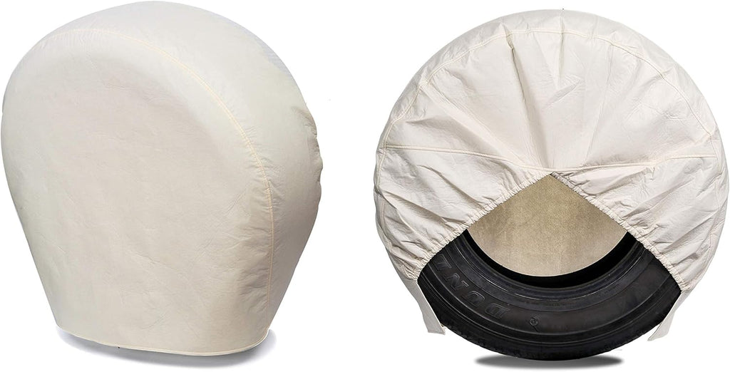 Heavy Duty Thicken Tire Covers for RV Wheel, 4 Pack, for Diameter 40"-42" Black Y76097
