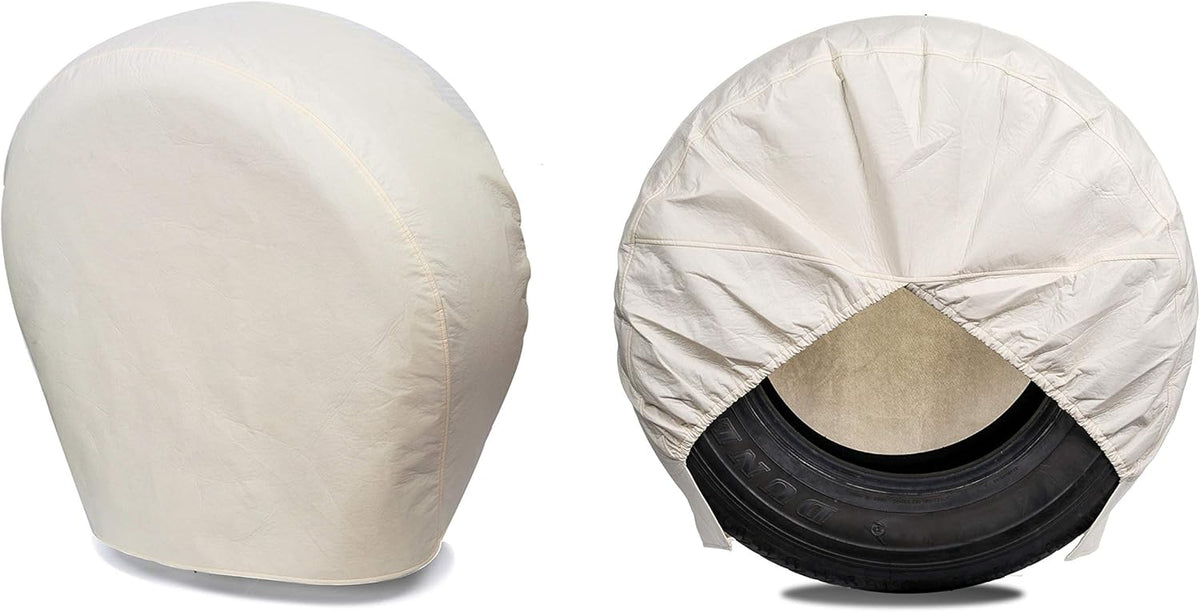 Heavy Duty Thicken Tire Covers for RV Wheel, 4 Pack, for Diameter 40"-42" Black Y76097