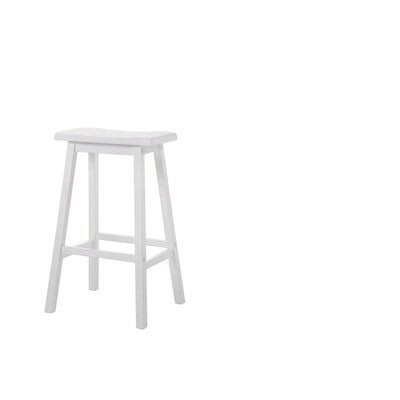 Antique Red Bar Stool Set of 2 E3798