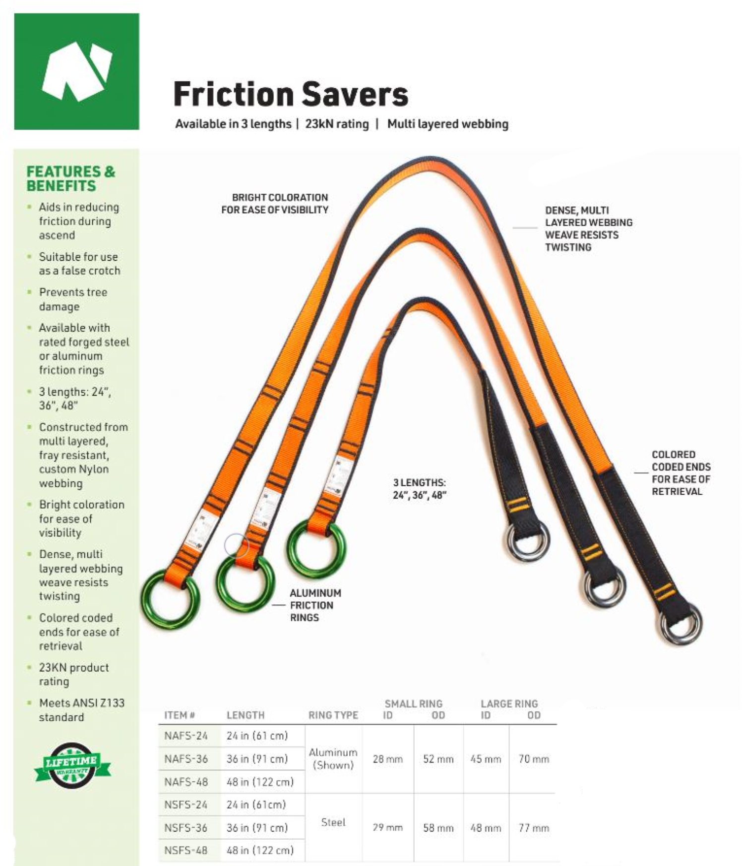 48" Steel Friction Saver I299903