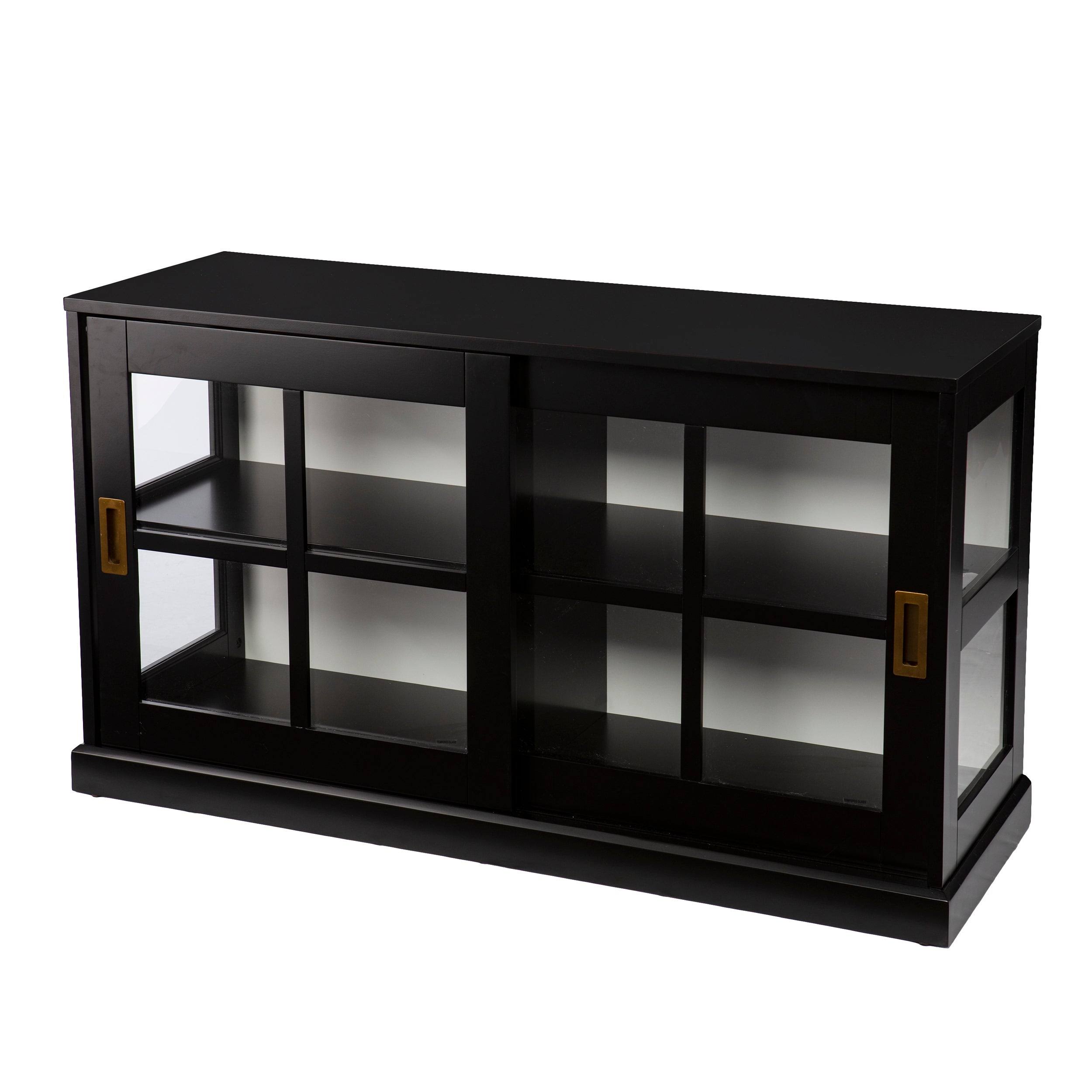 Black/White Curio Cabinet G33621