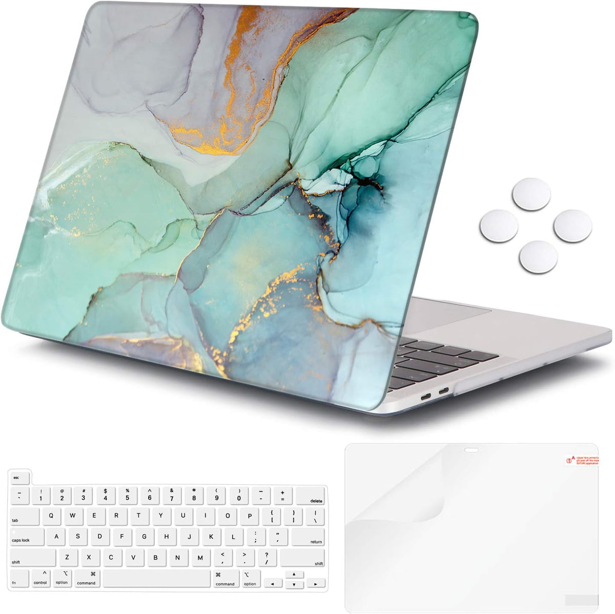 Slim Protective Cover for MacBook Pro 16 Inch 2019 Release A2141 - Nordic Marble G339879