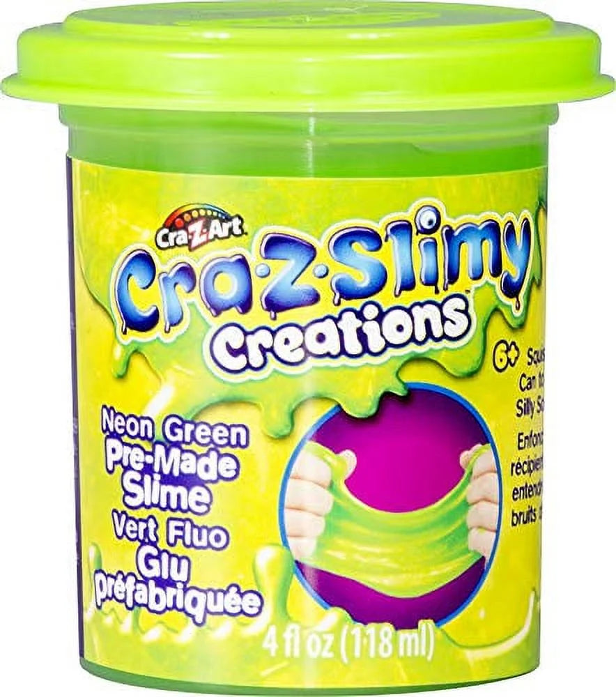 4 Pack Premade Slime, 4 Oz Cans I7330
