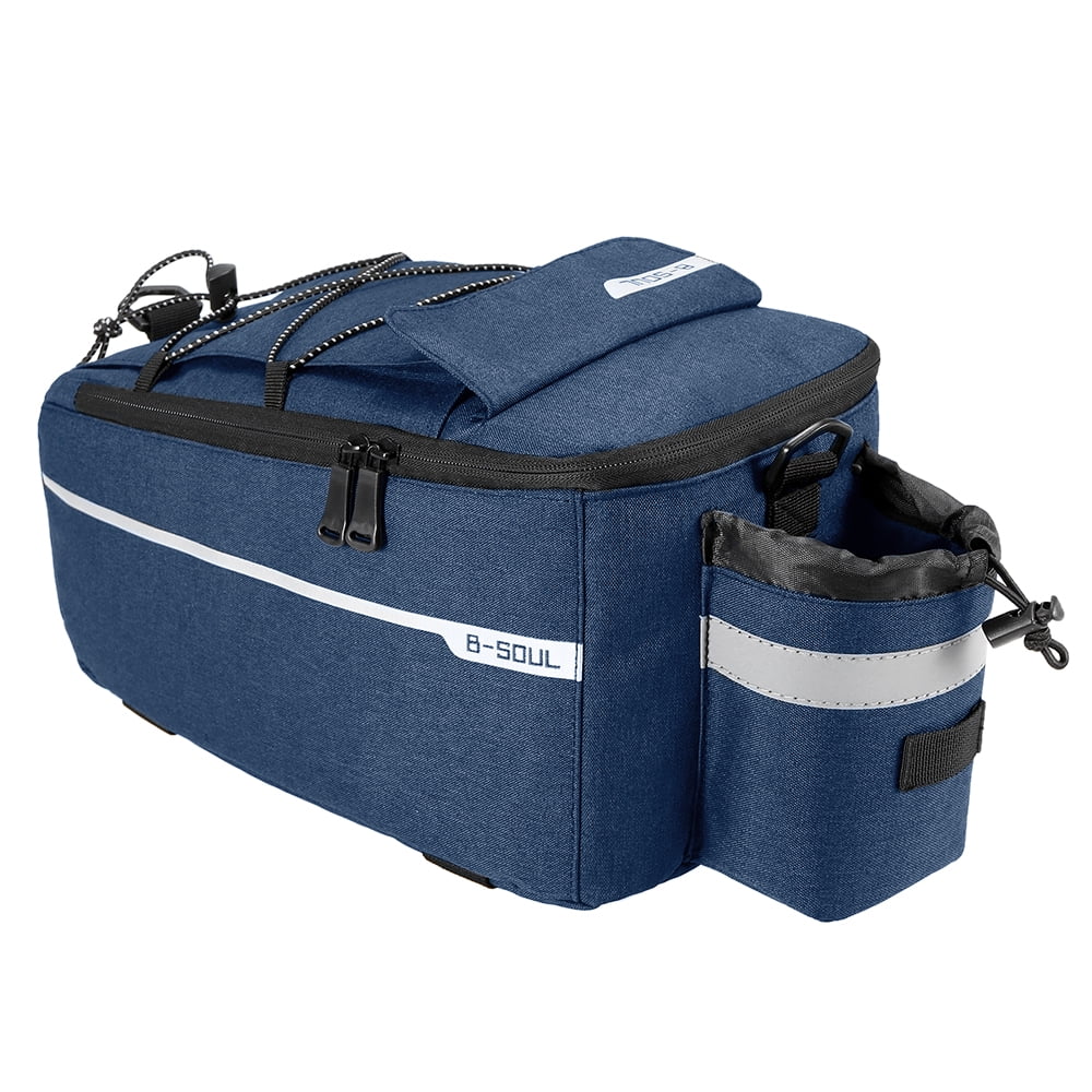 Insulated Trunk Cooler Bag Cycling Rear Rack Storage Luggage Bag Reflective MTB Bike Pannier Bag Shoulder Bag L610981