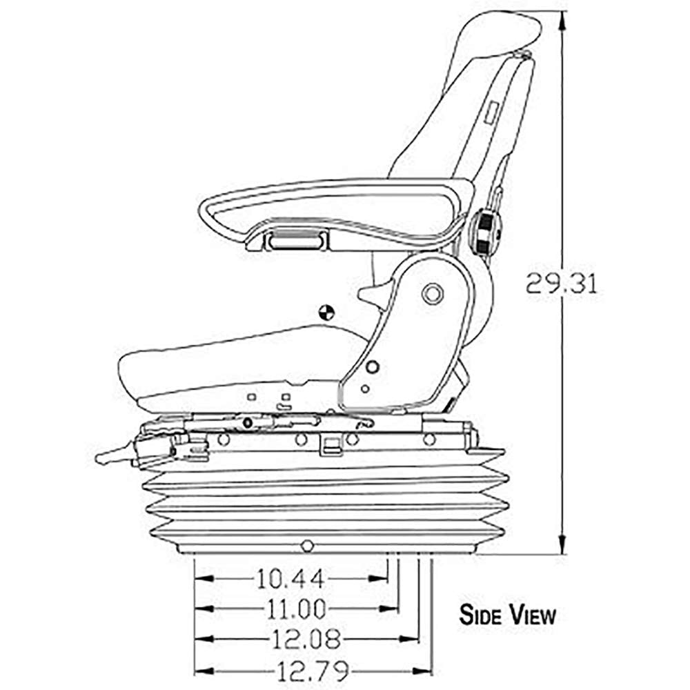 Suspension Seat & Rollers N781425
