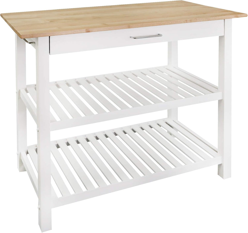 Walnut Kitchen Island with Solid American Hardwood Top Z681