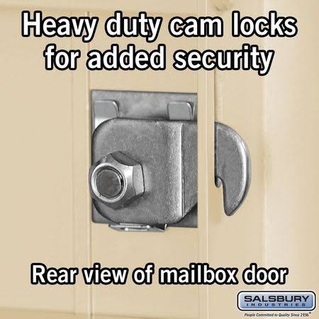 4C Horizontal Mailbox, Sandstone T6037