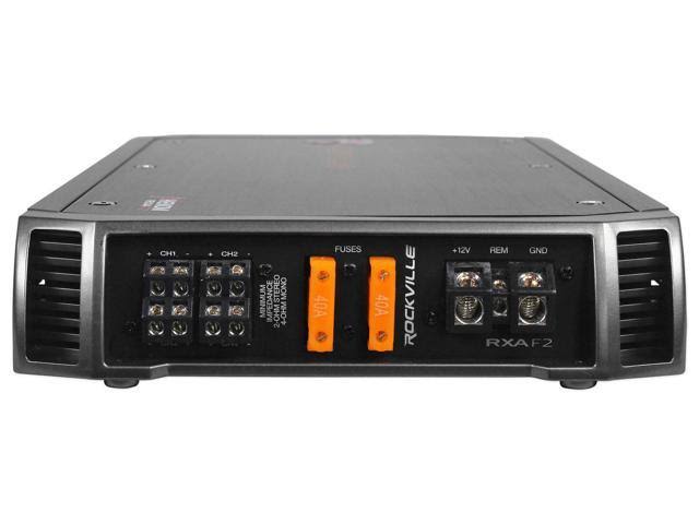 2400 Watt Peak 4 Channel Car Stereo Amplifier with Amp Kit S133