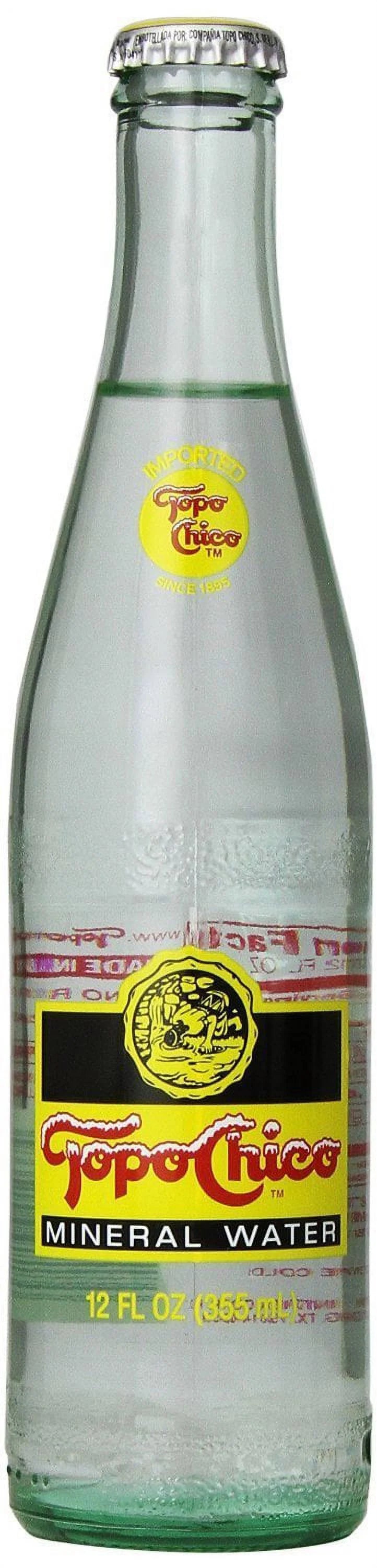 12 Oz Glass Bottle Mineral Water, Pack Of 6 H21595
