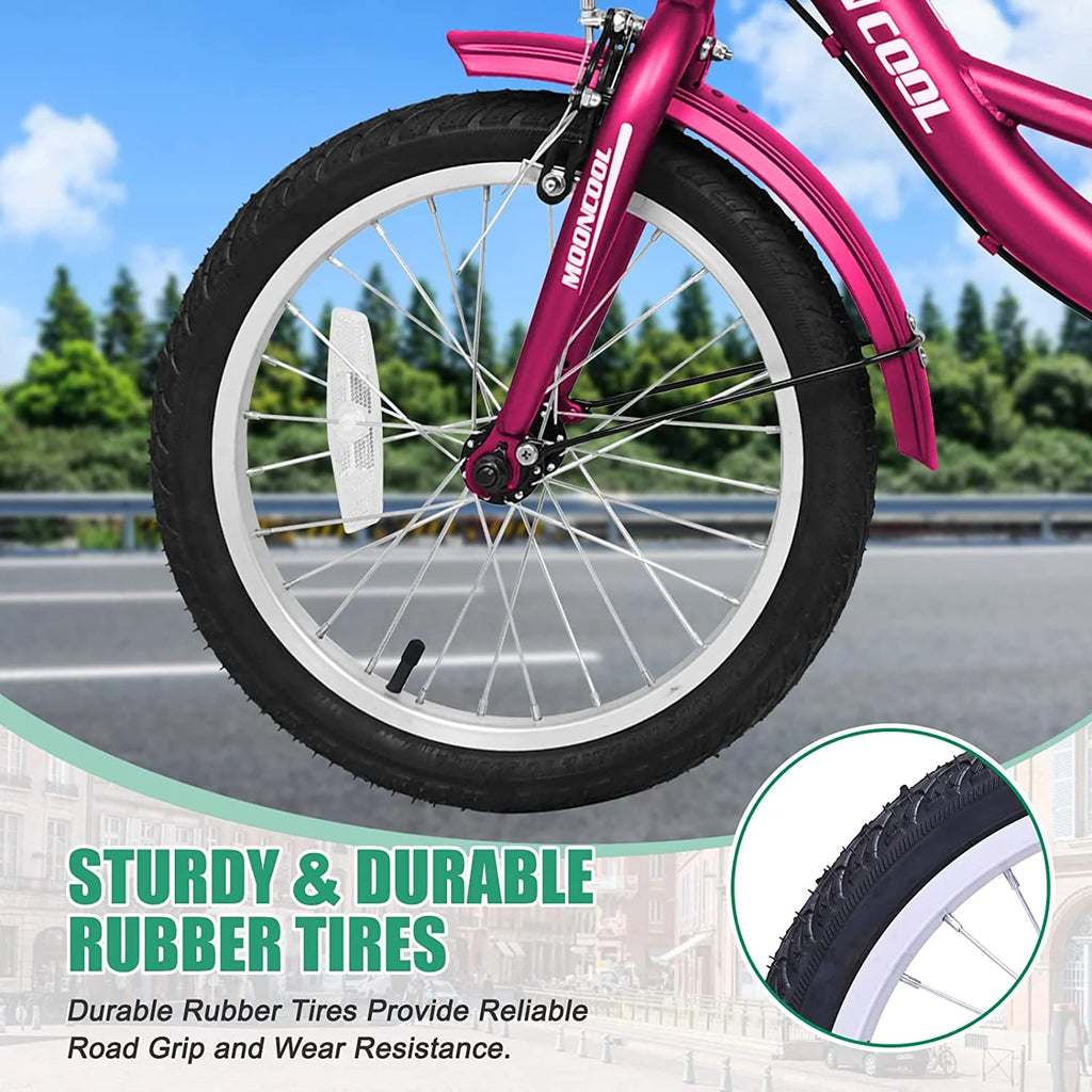 16 inch Single Speed 3 Wheel Tricycle with Rear Basket O4440