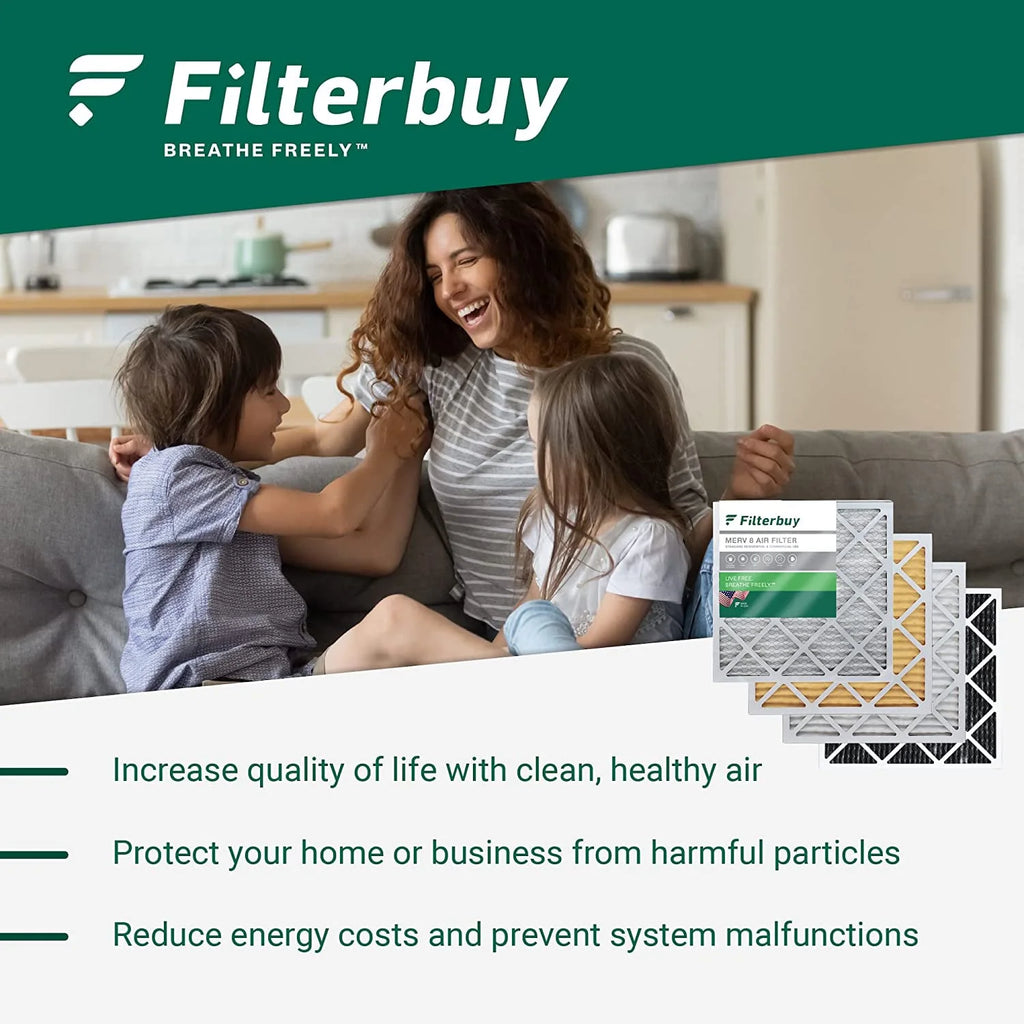 17x20x4 MERV 13 Pleated HVAC Air Filters (2-Pack) Z298
