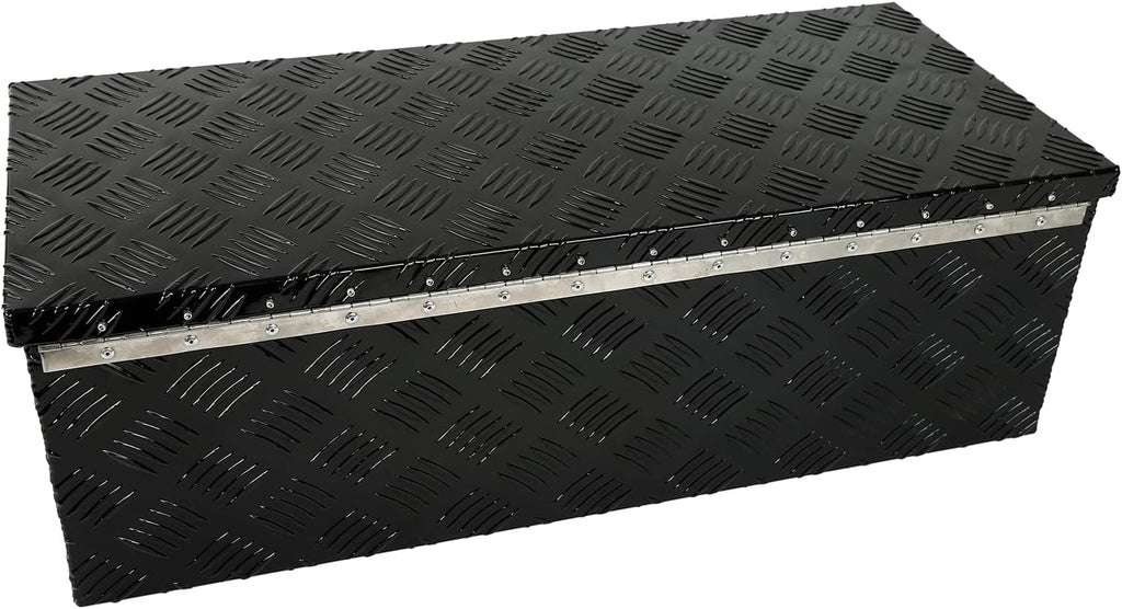 Black Aluminum Underbody Tool Box 30X13X10 Inch S647812