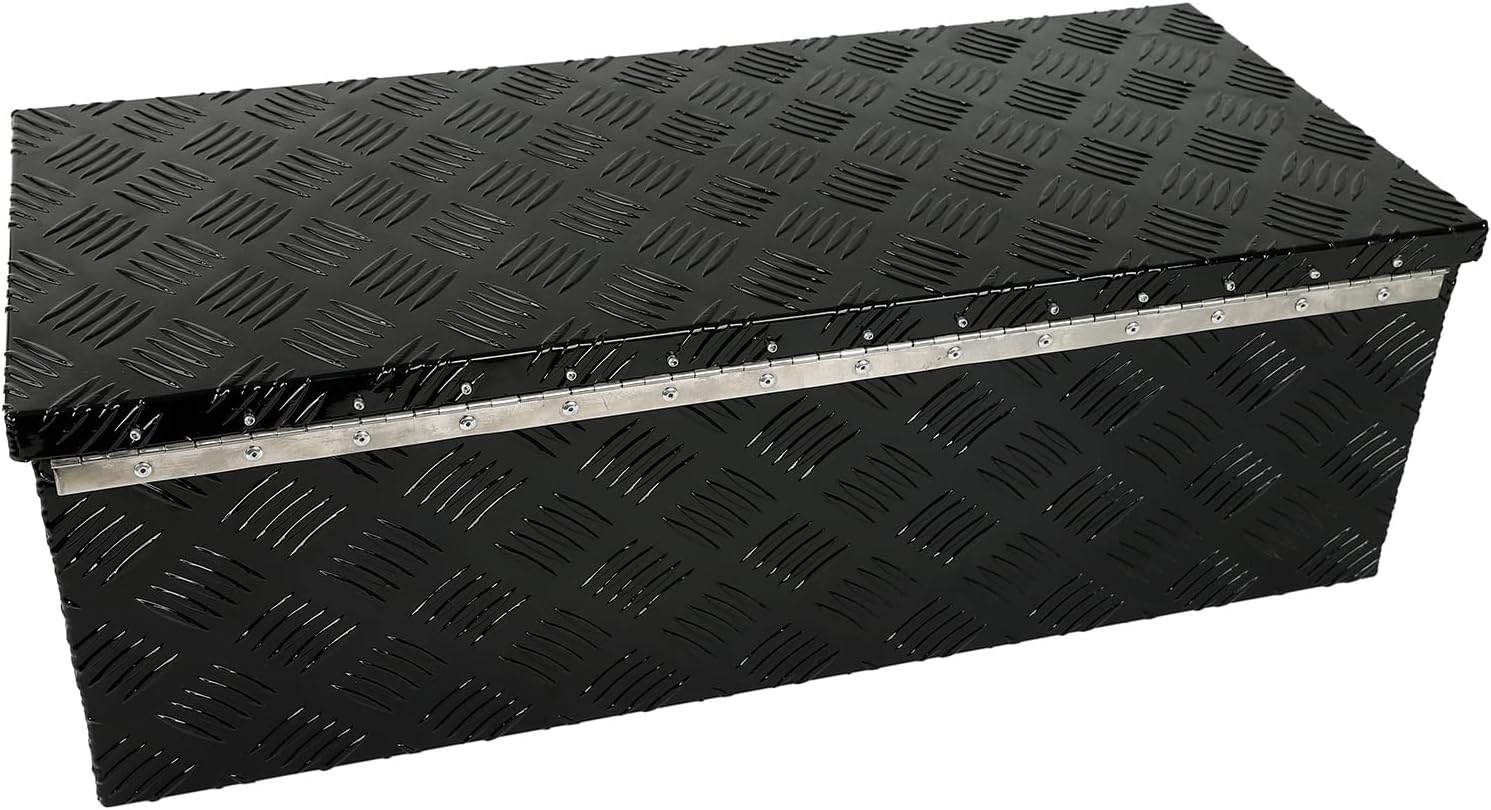 Black Aluminum Underbody Tool Box 30X13X10 Inch S647812