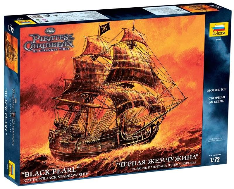 Black Pearl Ship 1:72 Scale Model Kit Z596917