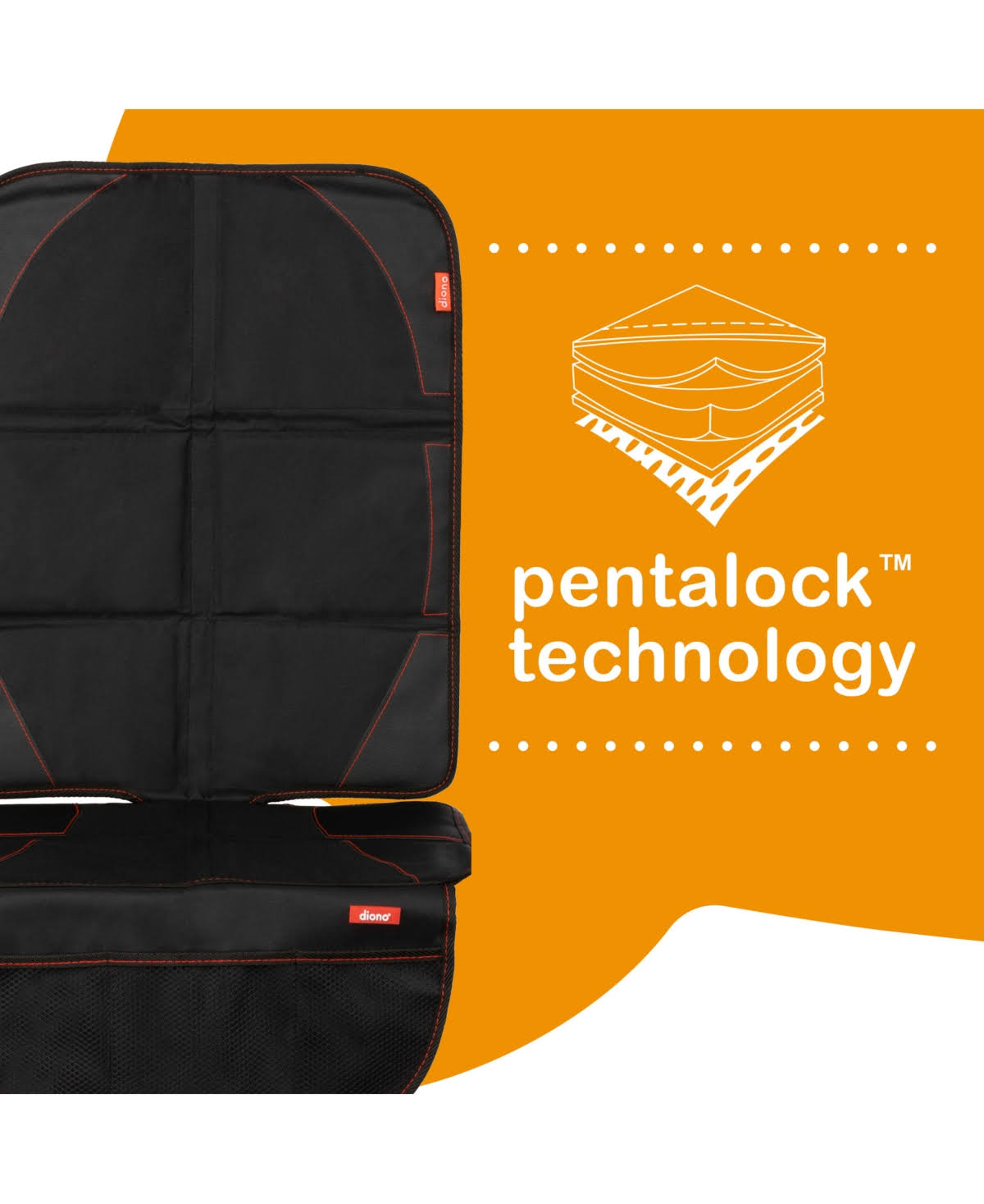 Black Car Seat Protector (2 Pack) Y336