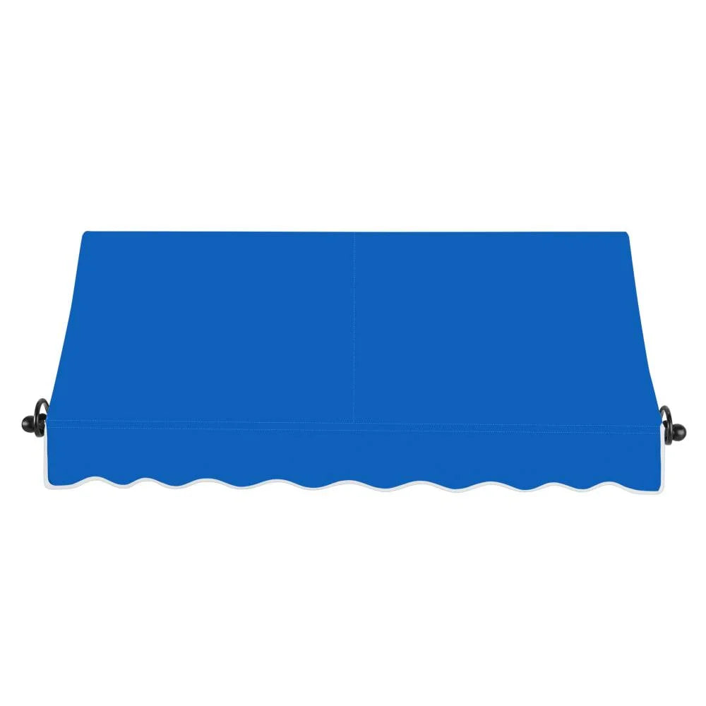 10.375 ft Fixed Awning Acrylic Fabric, Bright Blue P89188