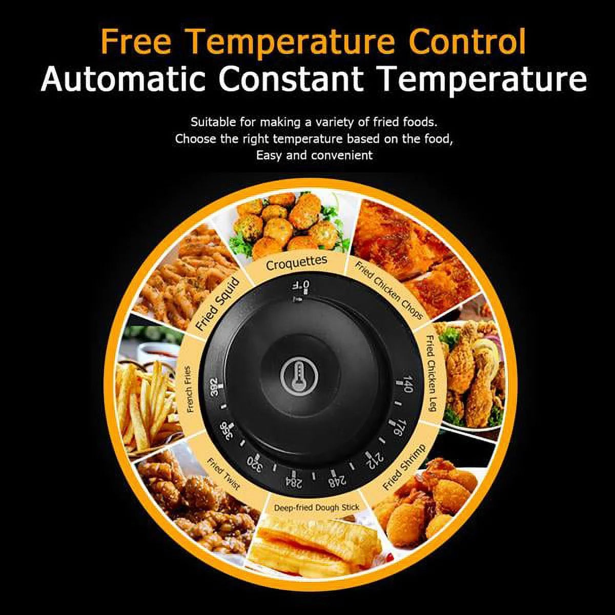 5000W 12L Dual Tanks Electric Deep Fryer with 2 Basket Q514