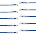 10-Pack 7 Feet Blue Cat6 Ethernet Patch Cable V847