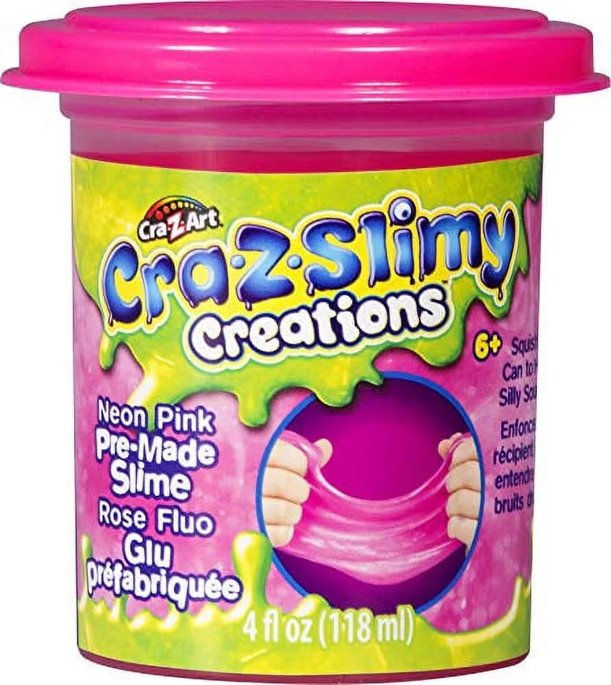 4 Pack Premade Slime, 4 Oz Cans I7330