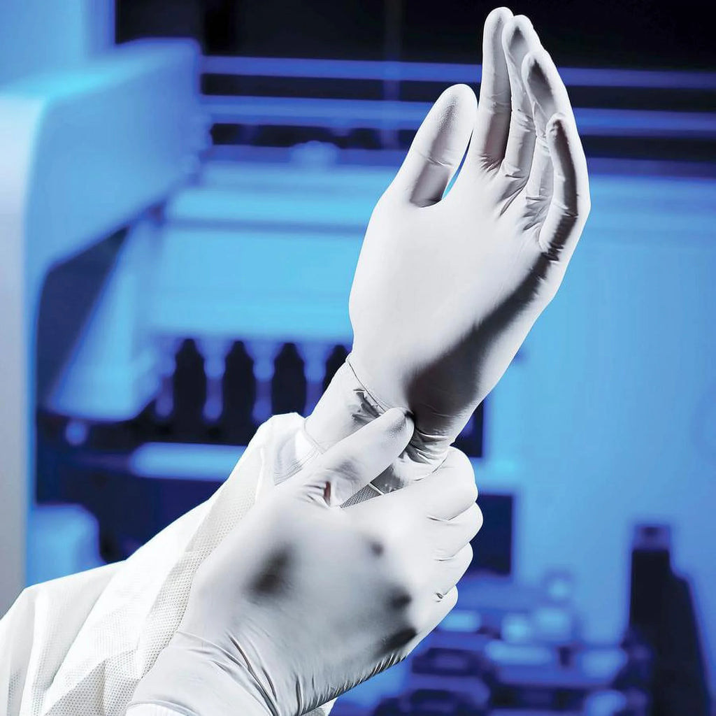 Sterling Gray Nitrile Exam Gloves, Large, 200/Box B545