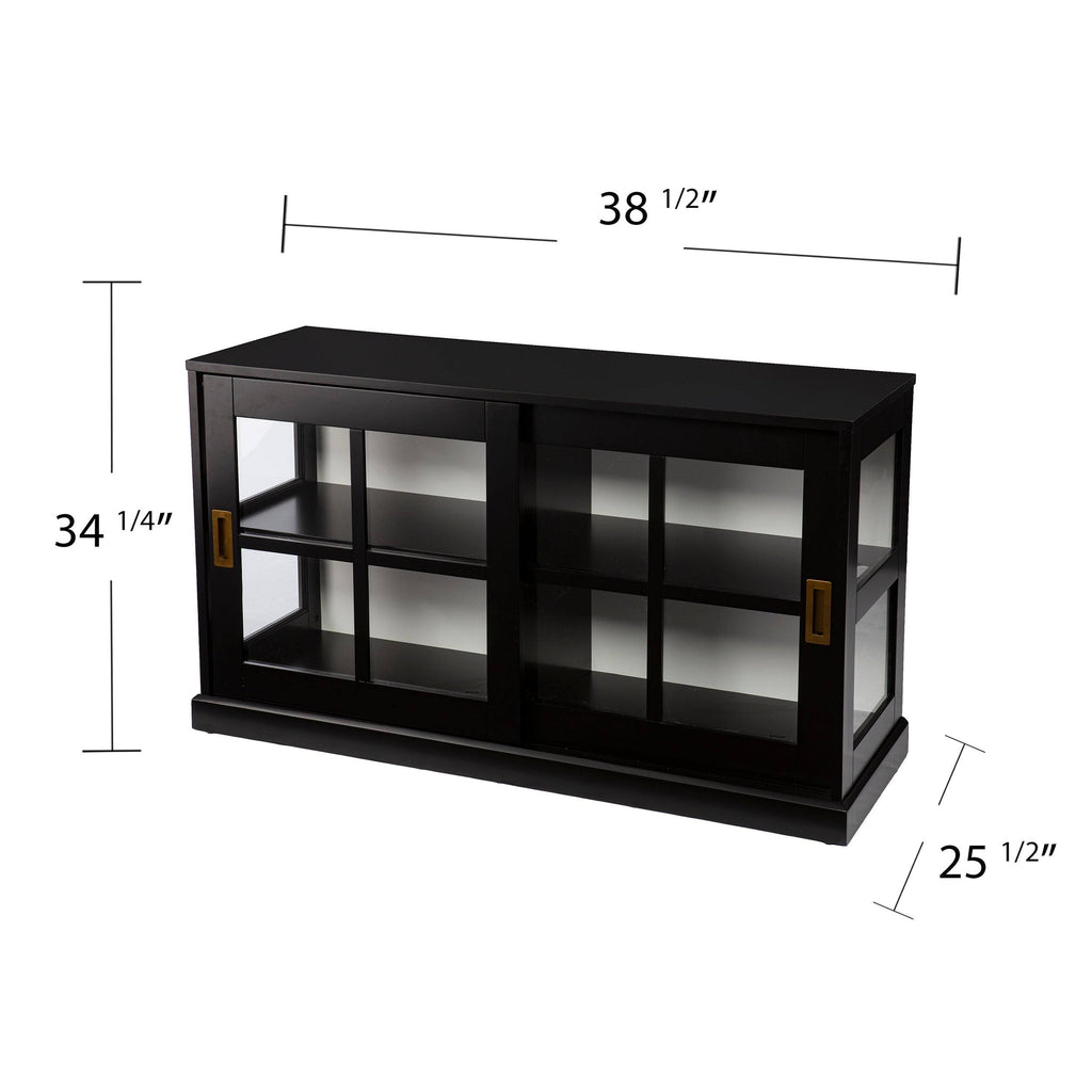 Black/White Curio Cabinet G33621