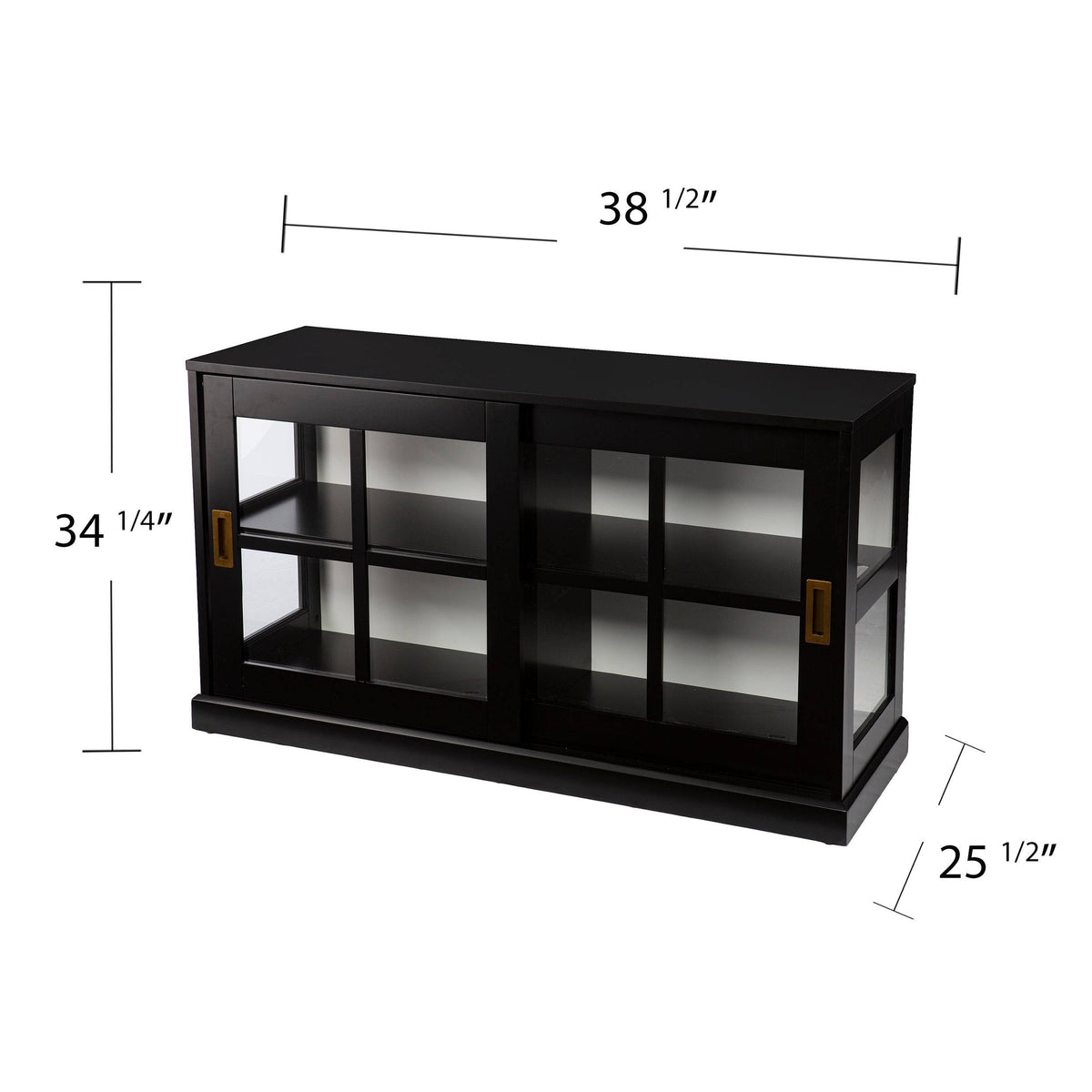 Black/White Curio Cabinet G33621