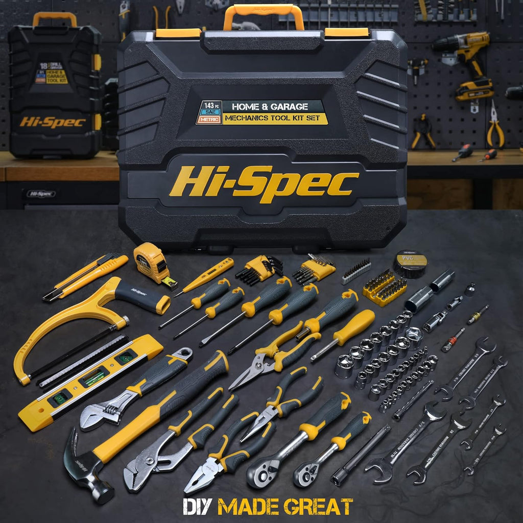 143 Piece Home & Garage Tool Kit Set E186184