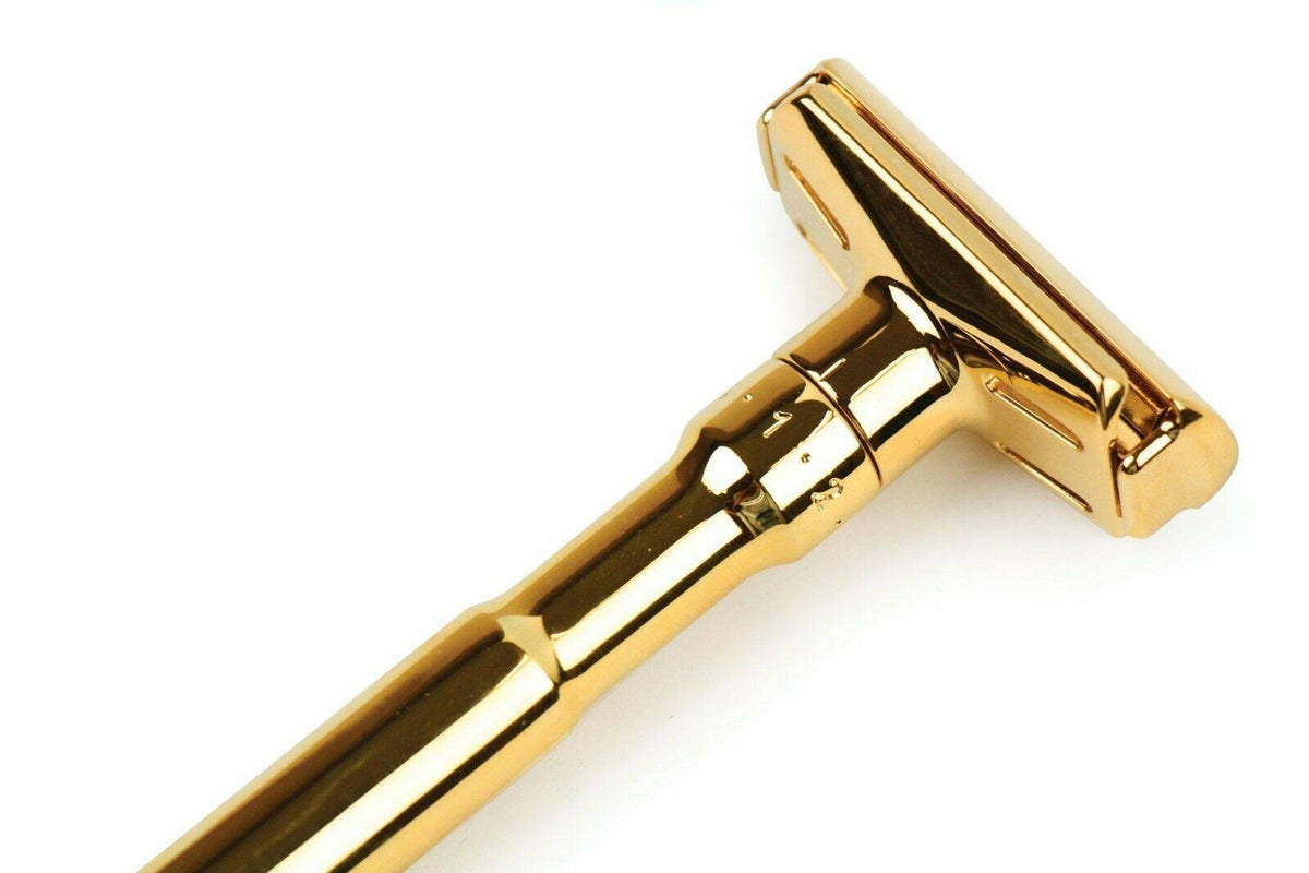 Gold Adjustable Double Edge Safety Razor R119282