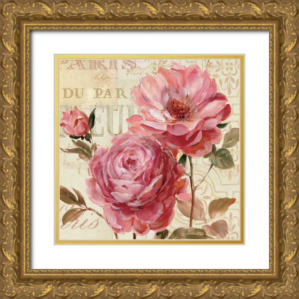 12x12 Gold Ornate Wood Framed Museum Art Print X566