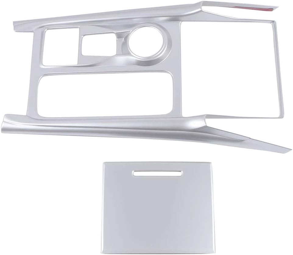 Carbon Fiber Grain Center Console Shift Frame Cover Trim Stickers 2pcs Q441