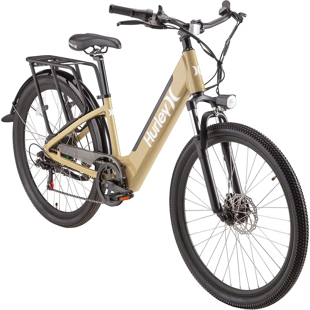 16" 7-Speed Electric Bike with Rear Rack R135796