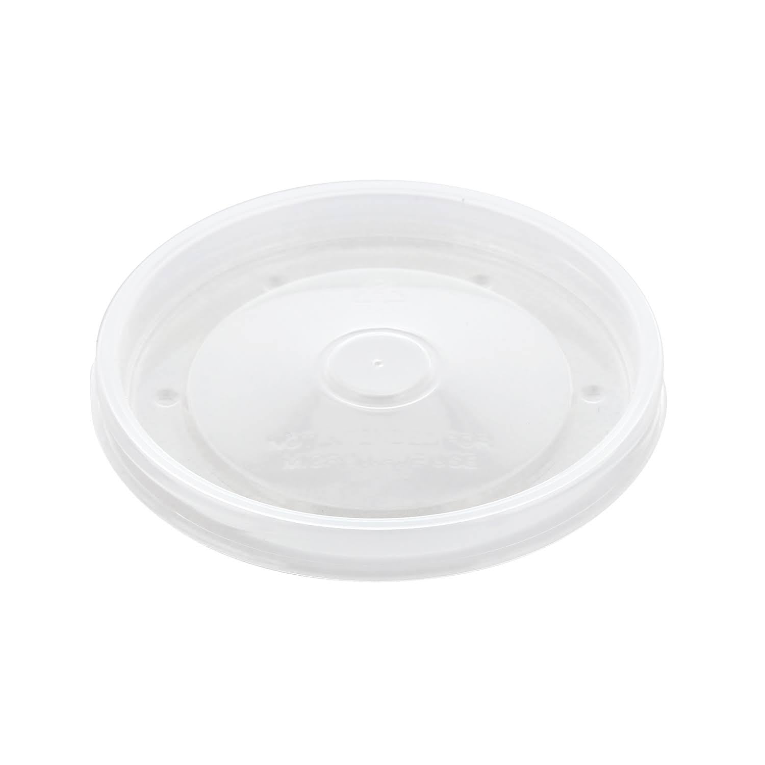 32oz Clear Vented Plastic Food Container Lids Case of 500 H743