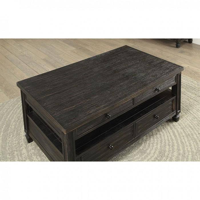 Antique Black Sofa Table J76602
