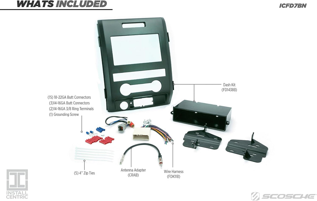 Double Din Car Stereo with Bluetooth Touchscreen L474