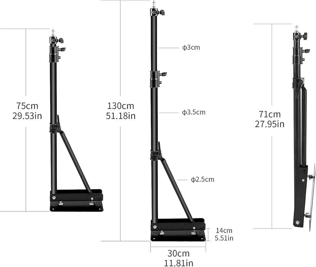 Wall Mount Boom Arm with Triangle Base, Adjustable Camera Mount W224246