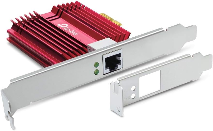 10GB PCIe Network Card with CAT6A Ethernet Cable C7648