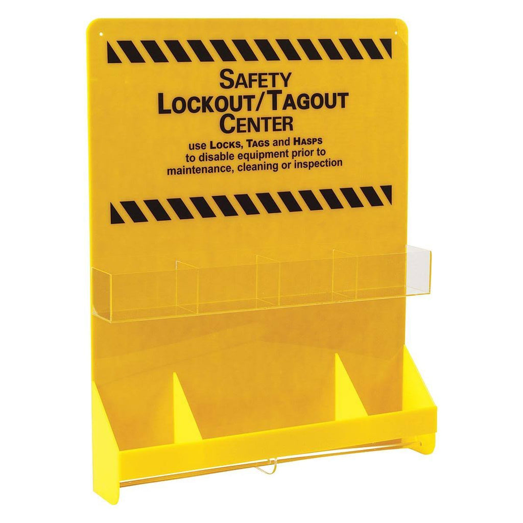 Large Yellow Lockout Board Y24221