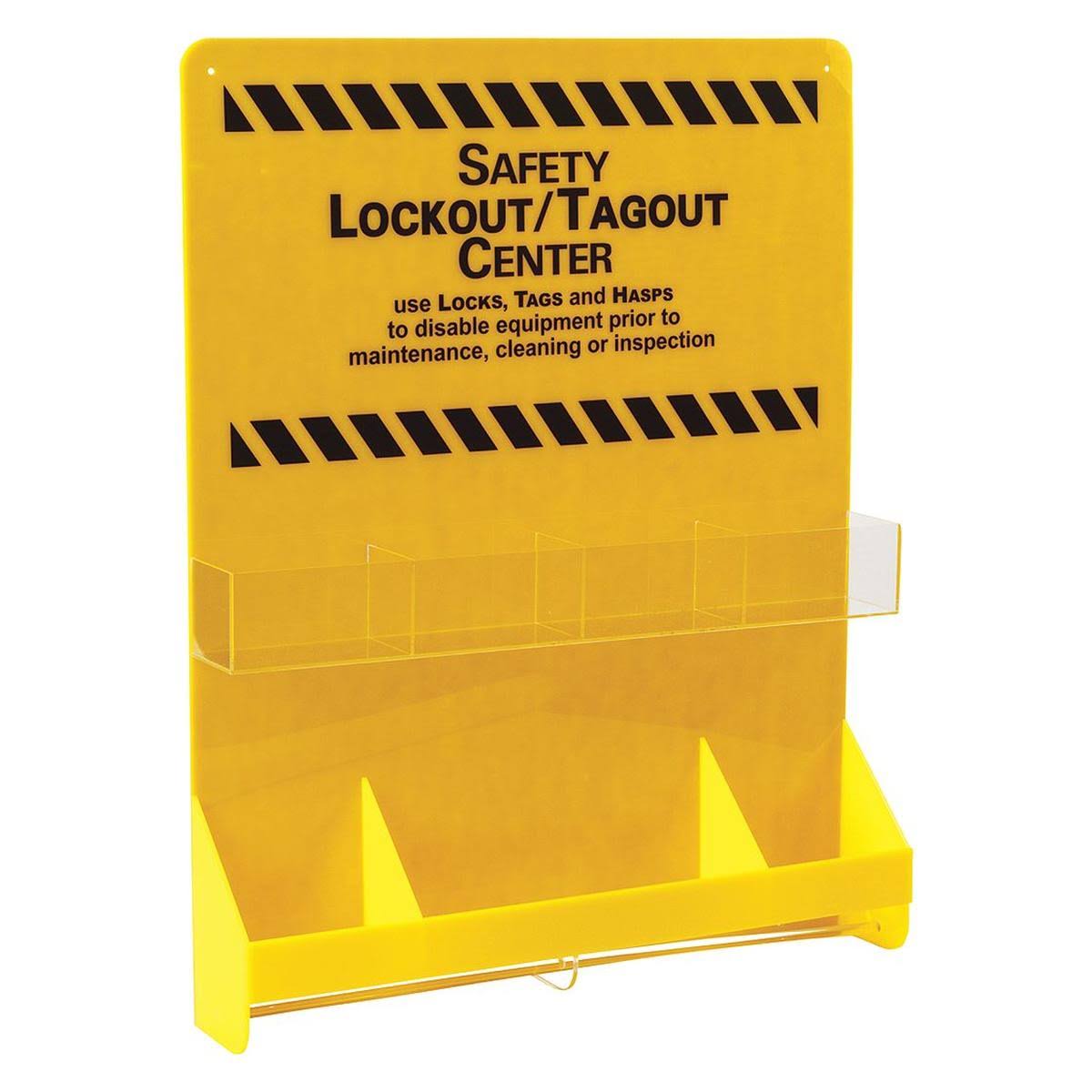 Large Yellow Lockout Board Y24221