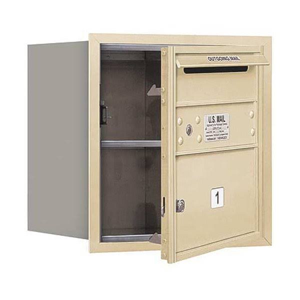 4C Horizontal Mailbox, Sandstone T6037