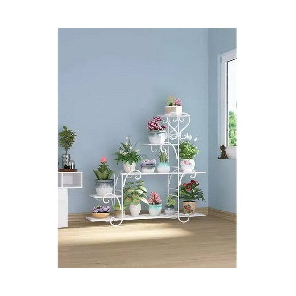 5 Tier Plant Stand Steps White D688