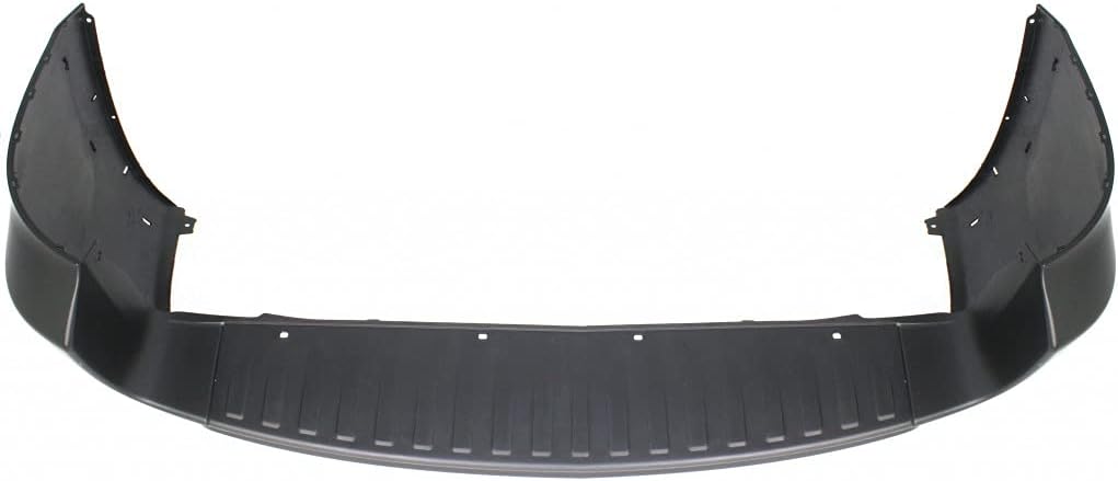Rear Primed Bumper Cover with Flare Hole and Bumper Extension W414565