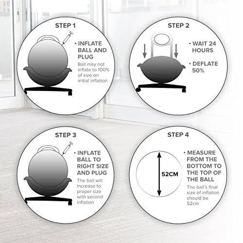 Balance Ball Chair with Swivel L59151