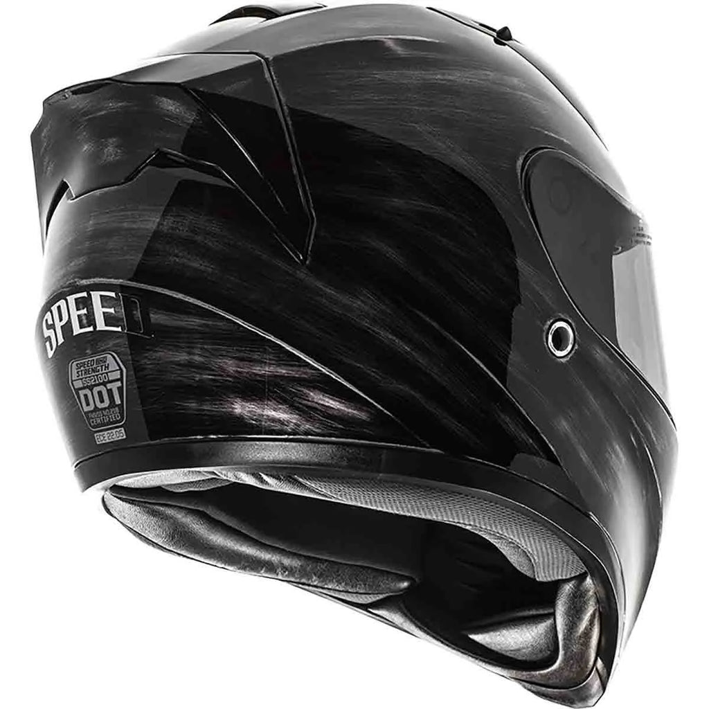 Satin White Solid Speed Helmet G850