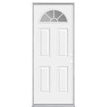 Primed White Steel Prehung Front Exterior Door W94509